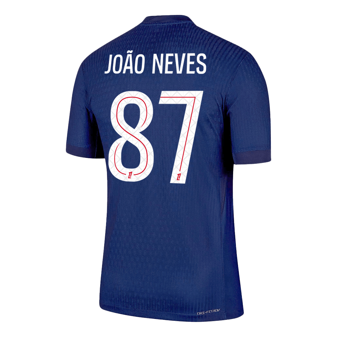 PSG Hjemmebanetrøje Spillerversion 2025/26 JOÃO NEVES #87