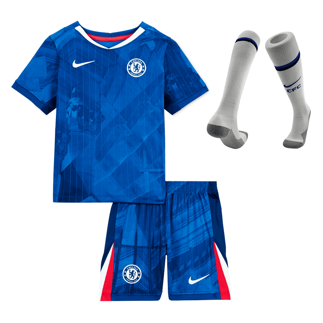 Chelsea Hjemmebanesæt Børn 3-dele 2025/26