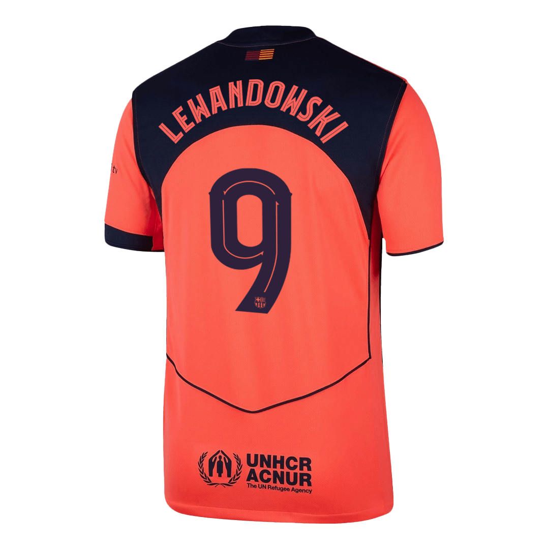 Barcelona Tredjetrøje 2025/26 UCL LEWANDOWSKI #9