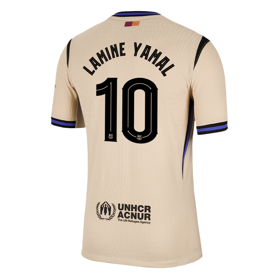 Barcelona Udebanebanetrøje Spillerversion 2025/26 UCL LAMINE YAMAL #10