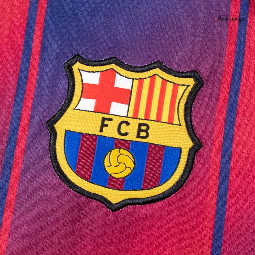 Barcelona Langærmet Hjemmebanetrøje 2025/26