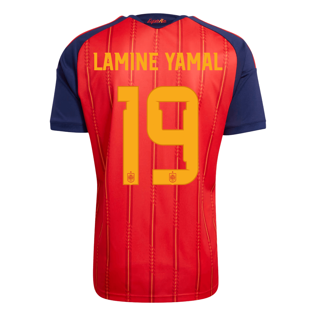 Spain World Cup Hjemmetrøje 2026 LAMINE YAMAL #19 [PREMIUM]