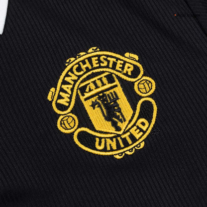 Manchester United Retro Langærmet Udebanebanetrøje 1998