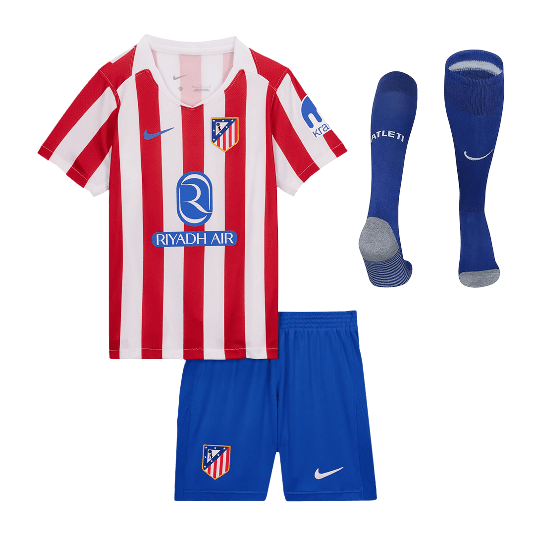 Atletico Madrid Hjemmebanesæt Børn 3-dele 2025/26