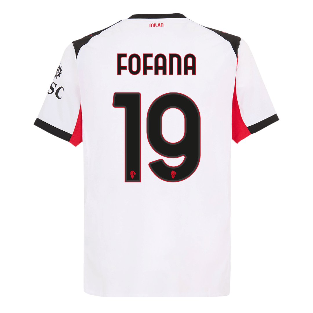 AC Milan Udebanebanetrøje Spillerversion 2025/26 FOFANA #19