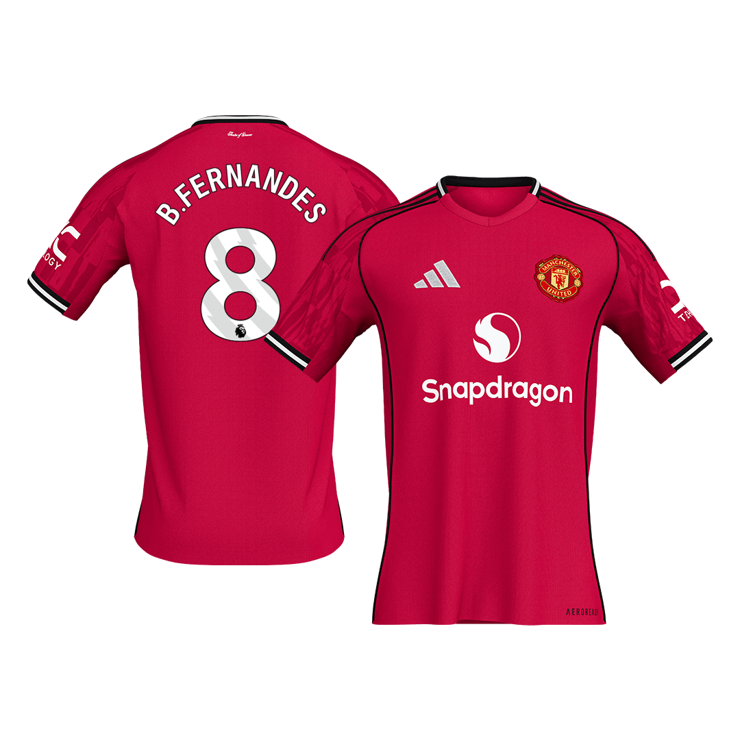 Manchester United Hjemmetrøje 2025/26 B.FERNANDES #8 [PREMIUM]