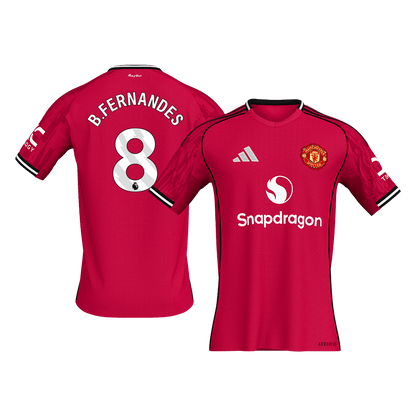 Manchester United Hjemmetrøje 2025/26 B.FERNANDES #8 [PREMIUM]