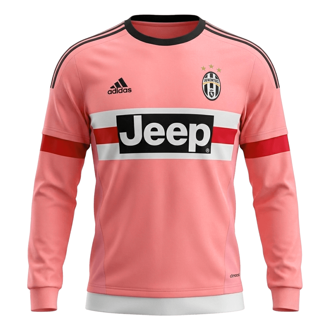 Juventus Retro Langærmet Udebanebanetrøje 2015/16