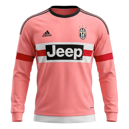 Juventus Retro Langærmet Udebanebanetrøje 2015/16