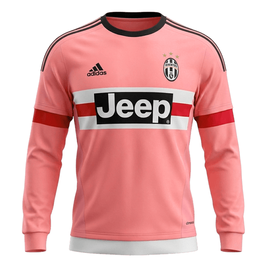 Juventus Retro Langærmet Udebanebanetrøje 2015/16