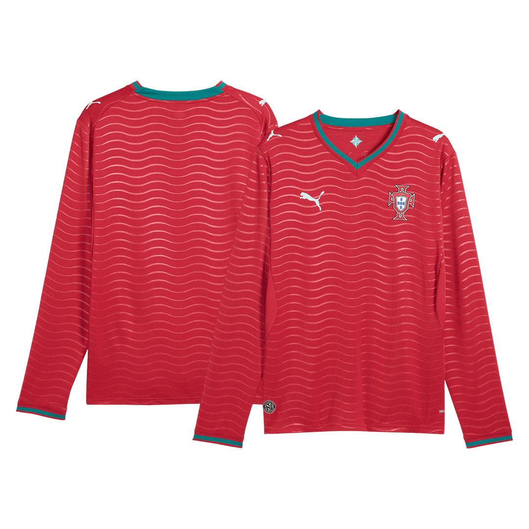 Portugal World Cup Langærmet Hjemmebanetrøje 2026