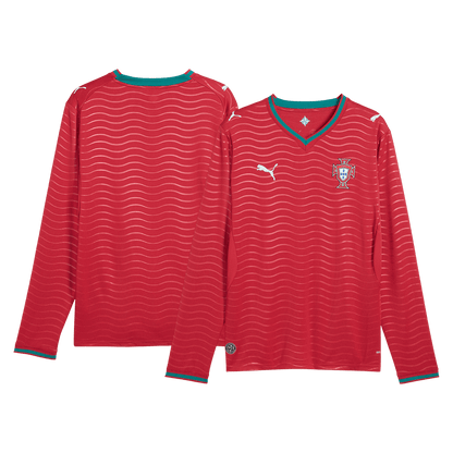 Portugal World Cup Langærmet Hjemmebanetrøje 2026