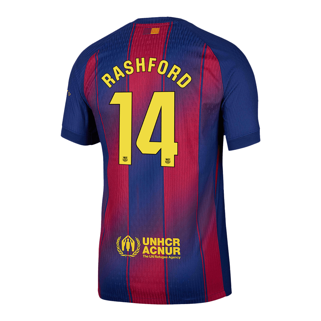 Barcelona Hjemmebanetrøje Spillerversion 2025/26 RASHFORD #14
