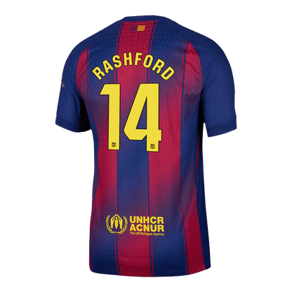 Barcelona Hjemmebanetrøje Spillerversion 2025/26 RASHFORD #14