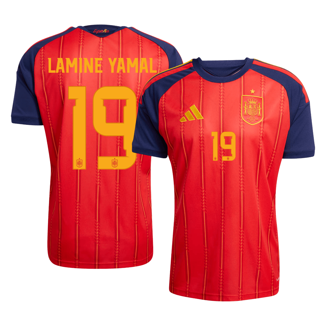 Spain World Cup Hjemmetrøje 2026 LAMINE YAMAL #19 [PREMIUM]