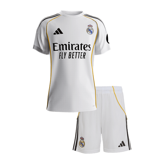 Real Madrid Hjemmesæt Børn 2025/26 [PREMIUM]
