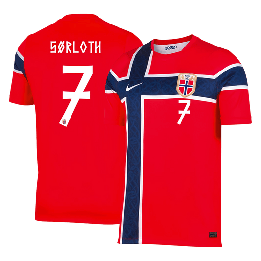 Norway World Cup Hjemmetrøje 2026 SØRLOTH #7