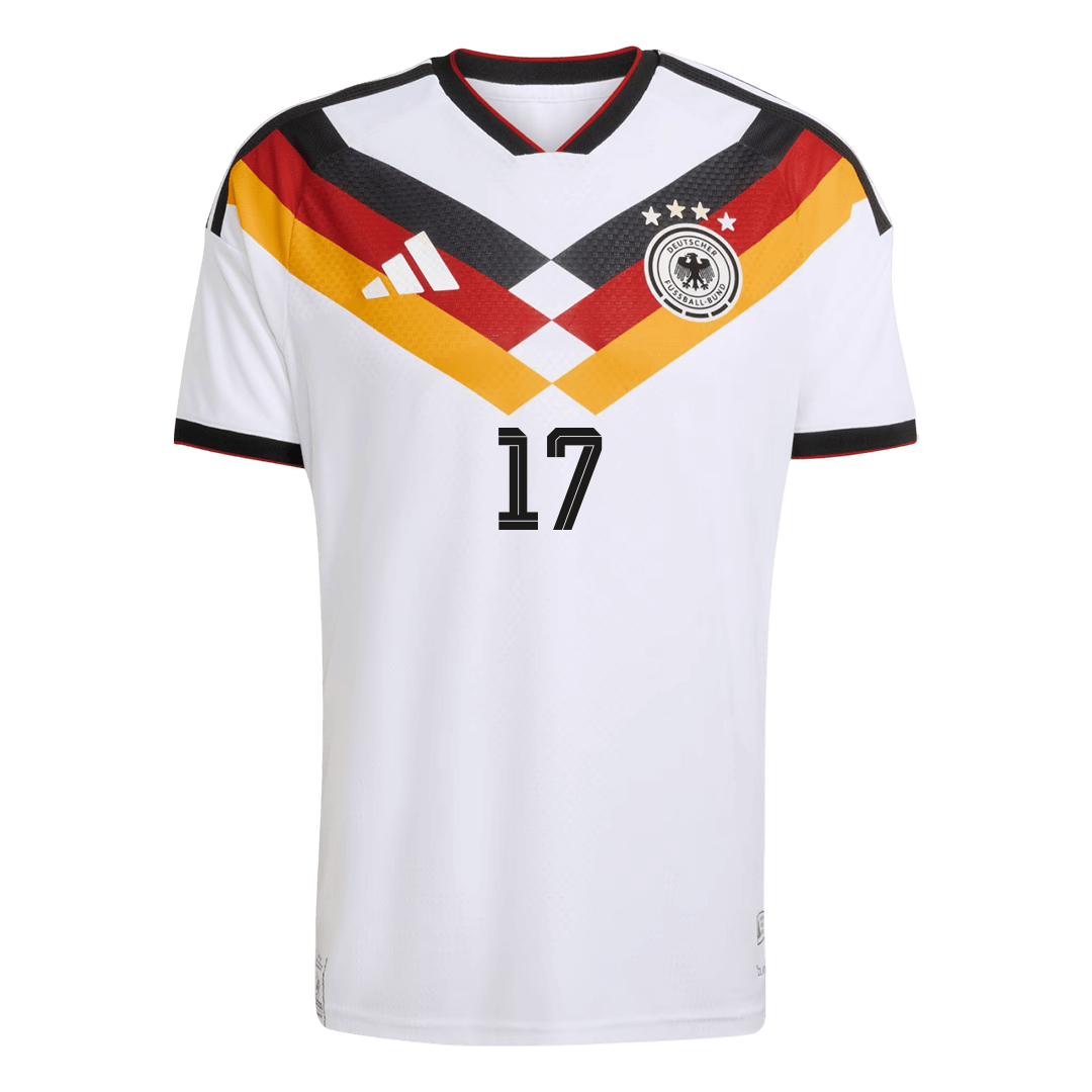 Germany World Cup Hjemmebanetrøje Spillerversion 2026 WIRTZ #17