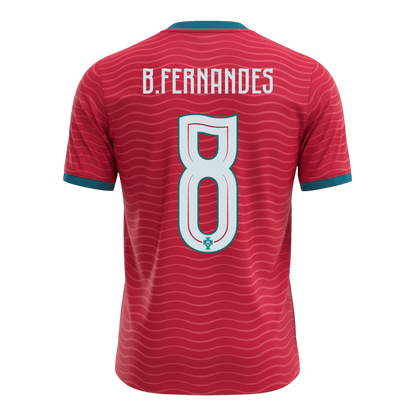 Portugal World Cup Hjemmetrøje 2026 B.FERNANDES #8