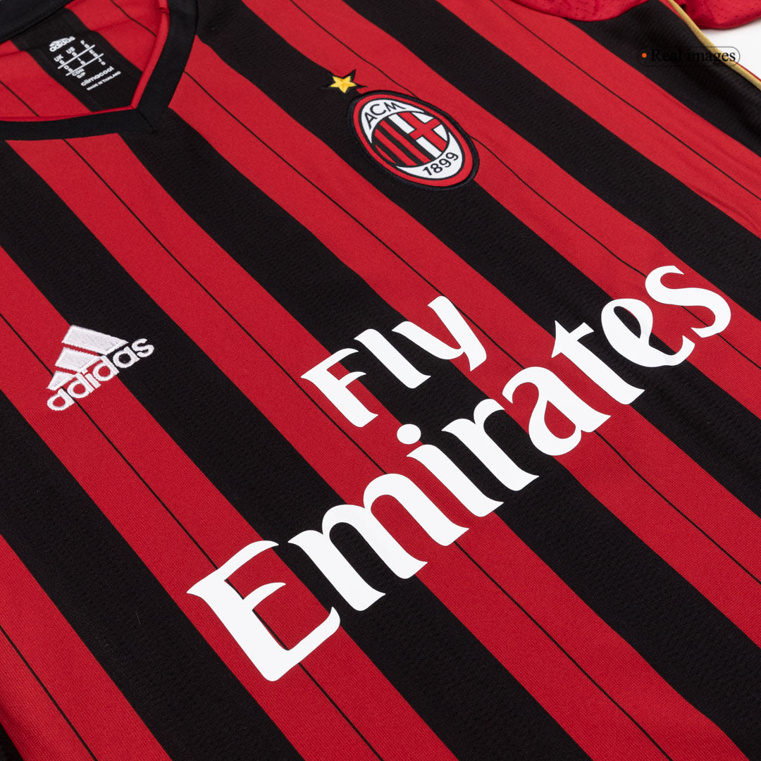AC Milan Retro Langærmet Hjemmebanetrøje 2013/14