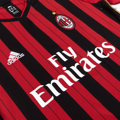 AC Milan Retro Langærmet Hjemmebanetrøje 2013/14