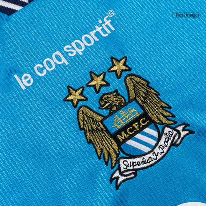 Manchester City Retro Hjemmebanetrøje 1999/01