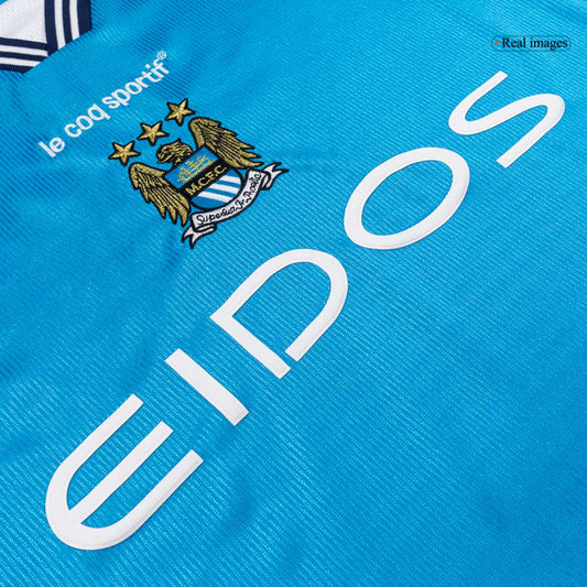 Manchester City Retro Hjemmebanetrøje 1999/01