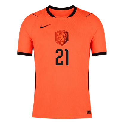 Netherlands World Cup Hjemmebanetrøje Spillerversion 2026 F.DE JONG #21