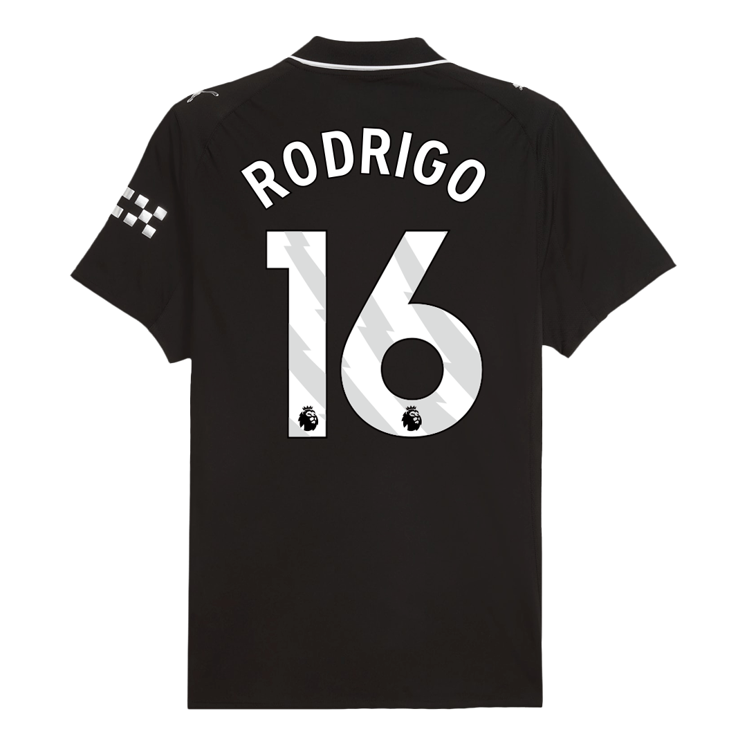 Manchester City Udebanebanetrøje Spillerversion 2025/26 RODRIGO #16