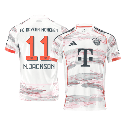 Bayern Munich Udebanetrøje 2025/26 N.JACKSON #11