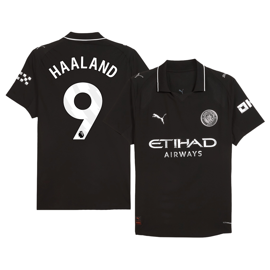 Manchester City Udebanebanetrøje Spillerversion 2025/26 HAALAND #9