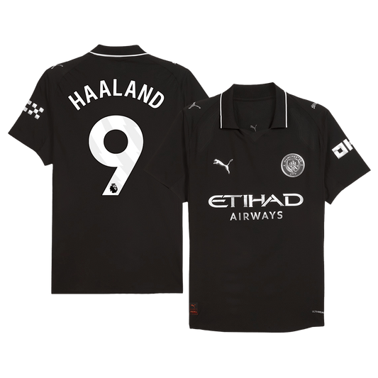 Manchester City Udebanebanetrøje Spillerversion 2025/26 HAALAND #9
