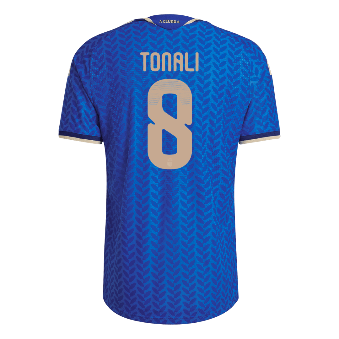 Italy World Cup Hjemmebanetrøje Spillerversion 2026 TONALI #8