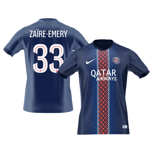 PSG Hjemmetrøje 2025/26 ZAïRE EMERY #33 [PREMIUM]
