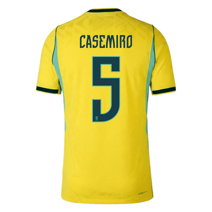 Brazil World Cup Hjemmebanetrøje Spillerversion 2026 CASEMIRO #5