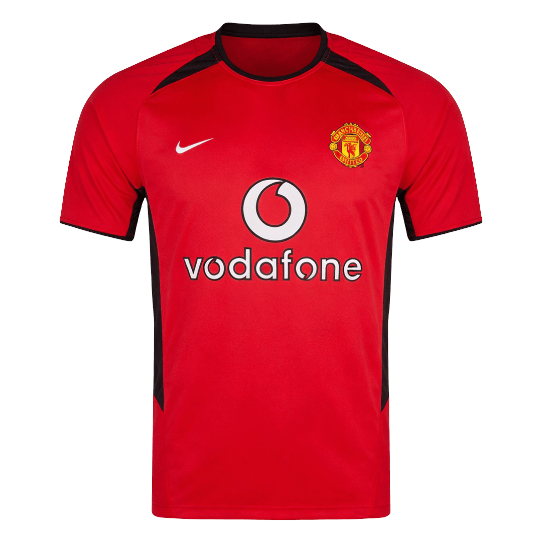 Manchester United Retro Hjemmebanetrøje 2002/04
