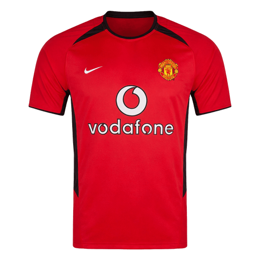 Manchester United Retro Hjemmebanetrøje 2002/04
