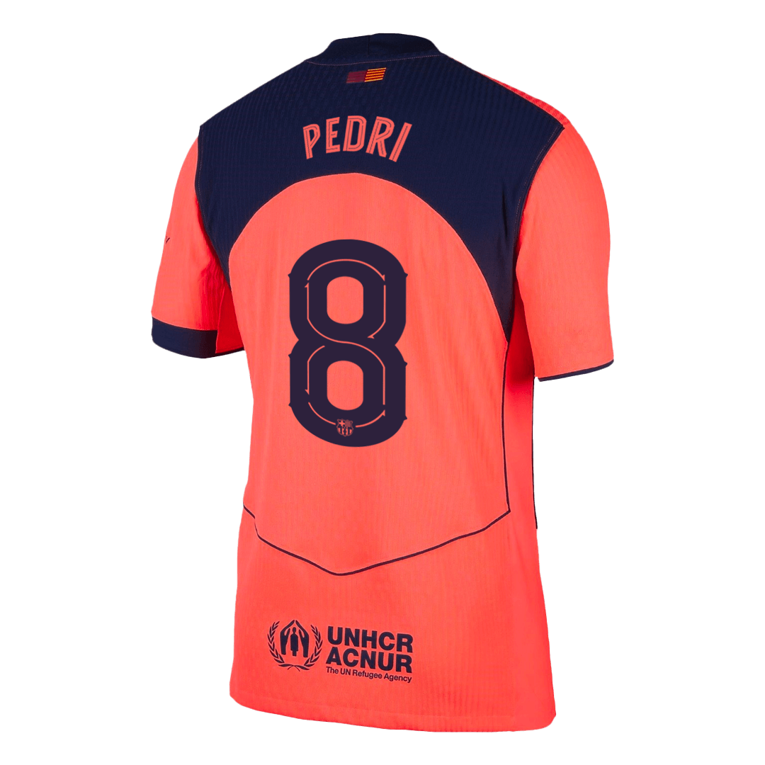 Barcelona Tredjebanetrøje Spillerversion 2025/26 UCL PEDRI #8