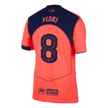 Barcelona Tredjebanetrøje Spillerversion 2025/26 UCL PEDRI #8