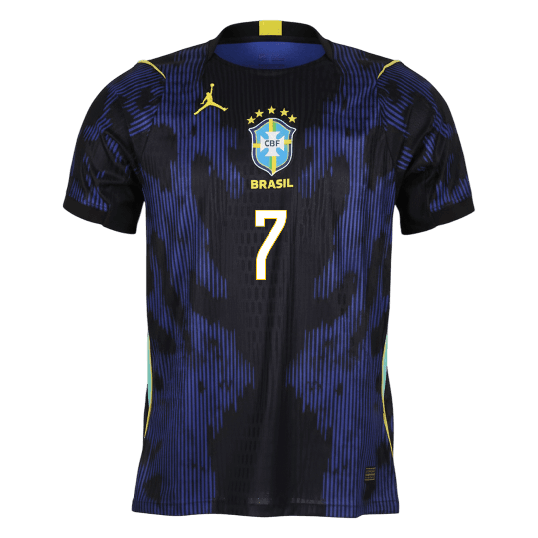 Brazil World Cup Udebanebanetrøje Spillerversion 2026 VINI JR. #7