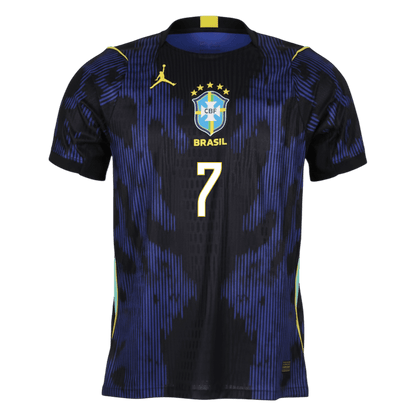 Brazil World Cup Udebanebanetrøje Spillerversion 2026 VINI JR. #7