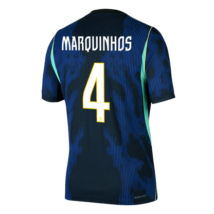 Brazil World Cup Udebanebanetrøje Spillerversion 2026 MARQUINHOS #4