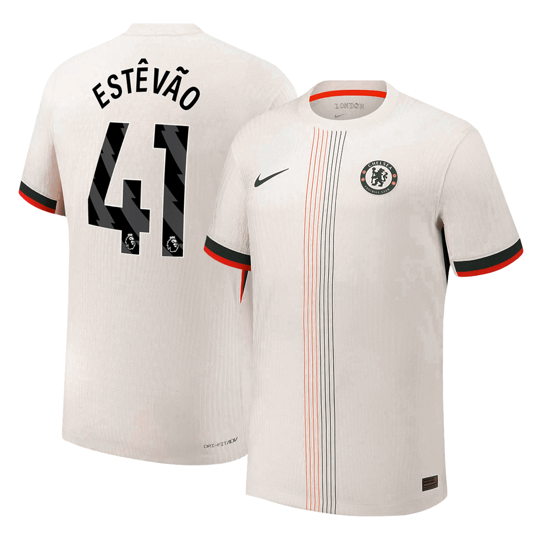 Chelsea Udebanebanetrøje Spillerversion 2025/26 ESTÊVÃO #41