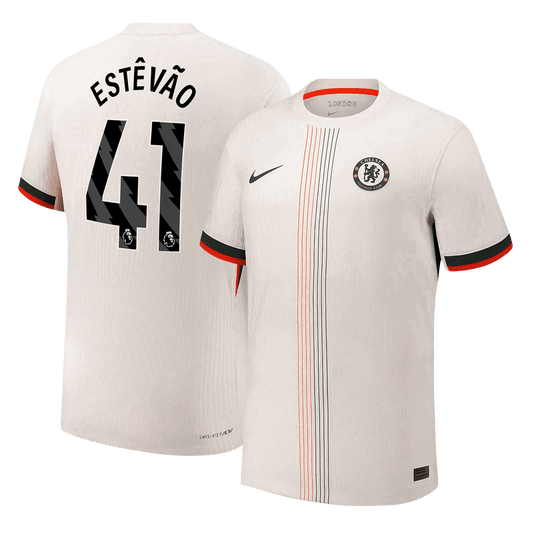 Chelsea Udebanebanetrøje Spillerversion 2025/26 ESTÊVÃO #41
