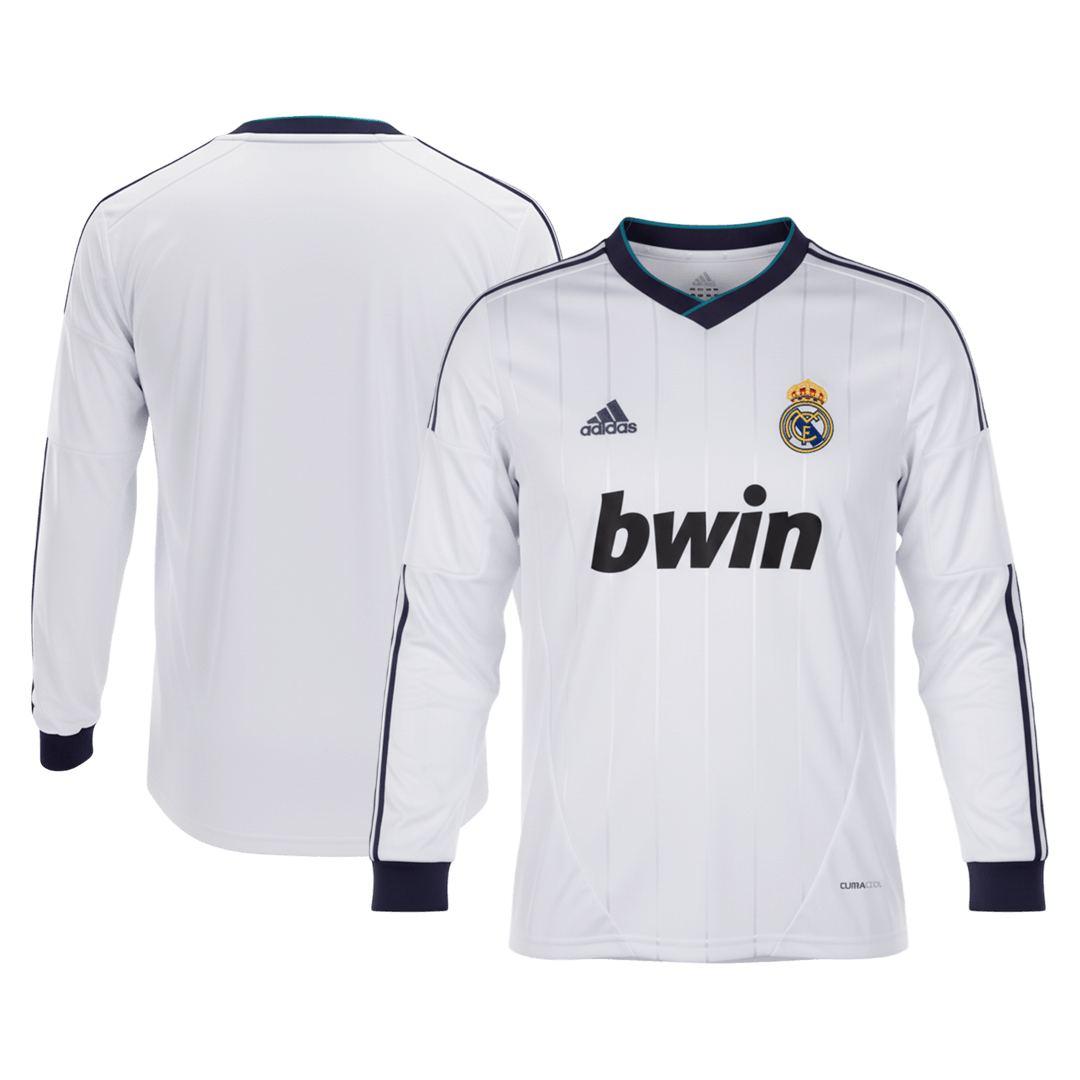 Real Madrid Retro Langærmet Hjemmebanetrøje 2012/13