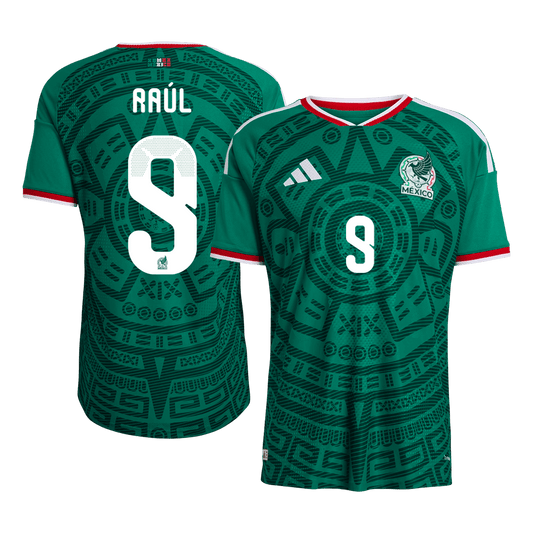 Mexico World Cup Hjemmebanetrøje Spillerversion 2026 Raúl #9