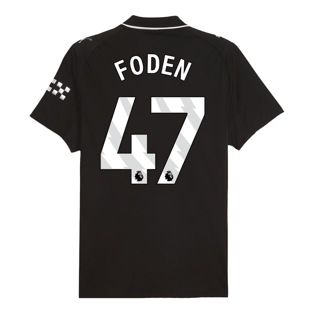 Manchester City Udebanebanetrøje Spillerversion 2025/26 FODEN #47