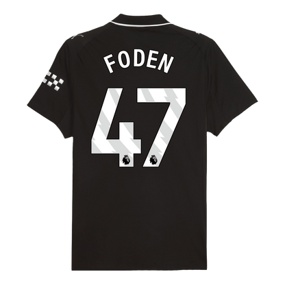 Manchester City Udebanebanetrøje Spillerversion 2025/26 FODEN #47