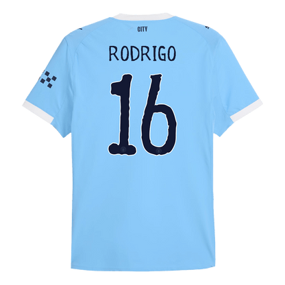 Manchester City World Cup Hjemmebanetrøje Spillerversion 2025/26 RODRIGO #16