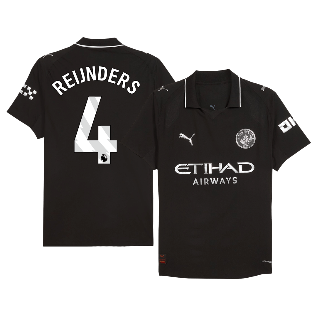 Manchester City Udebanebanetrøje Spillerversion 2025/26 REIJNDERS #4